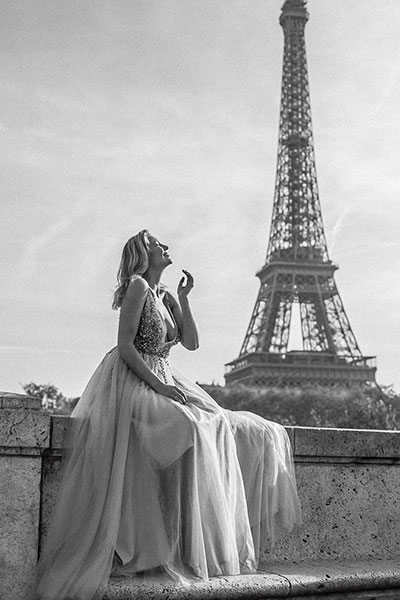 boudoir photographer paris eiffel tower