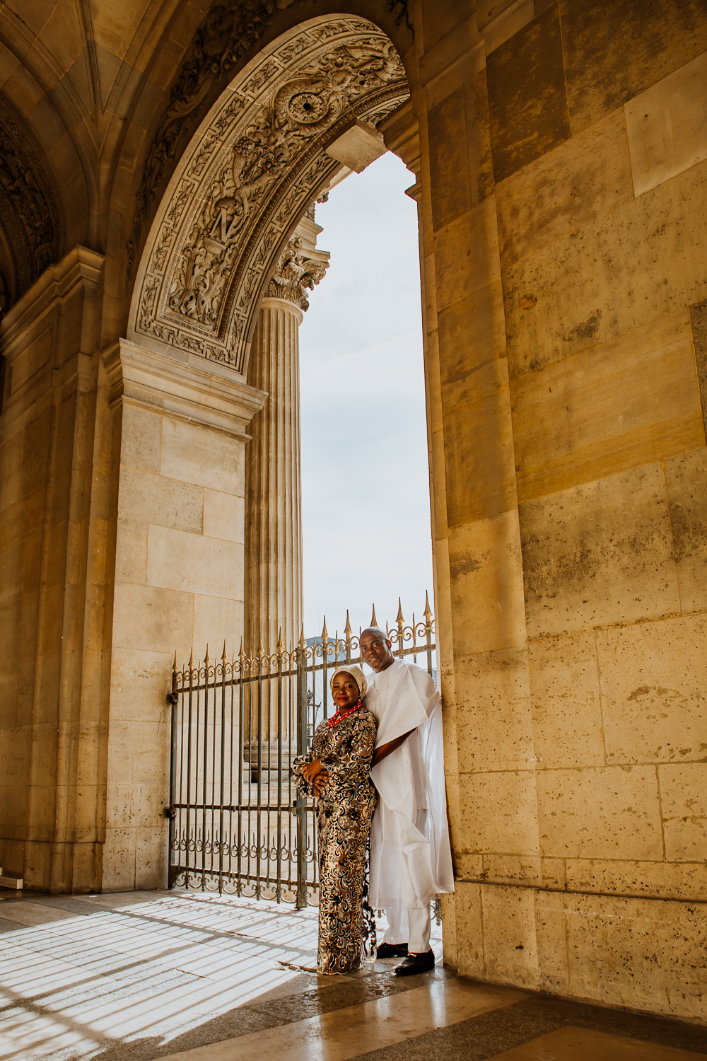 50th birthday photoshoot Louvre