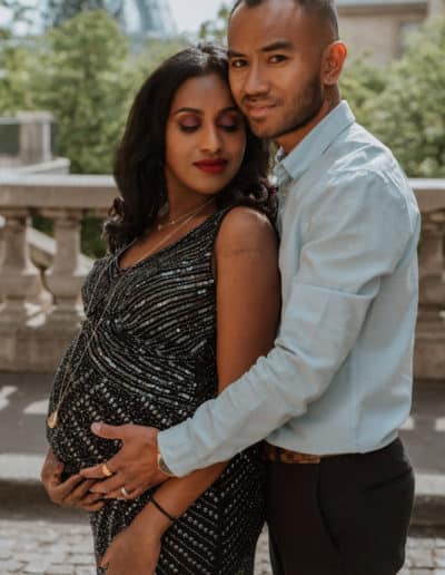 maternity couple photoshoot paris