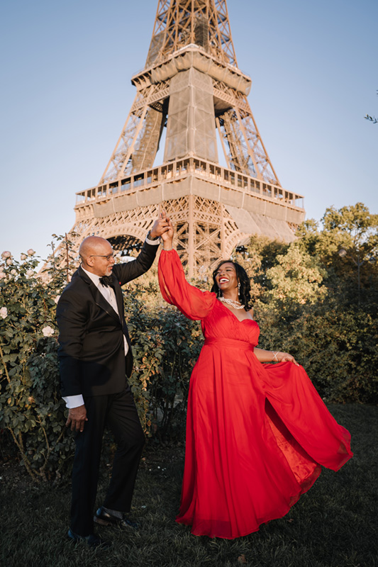 Eiffel Tower photoshoot