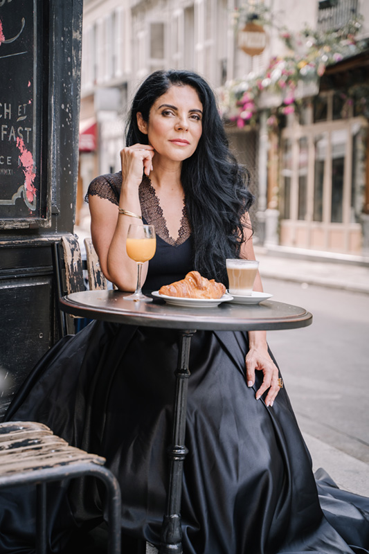 Social Influencer Erin Busbee in Paris photo by Rachel Calvo Portraits