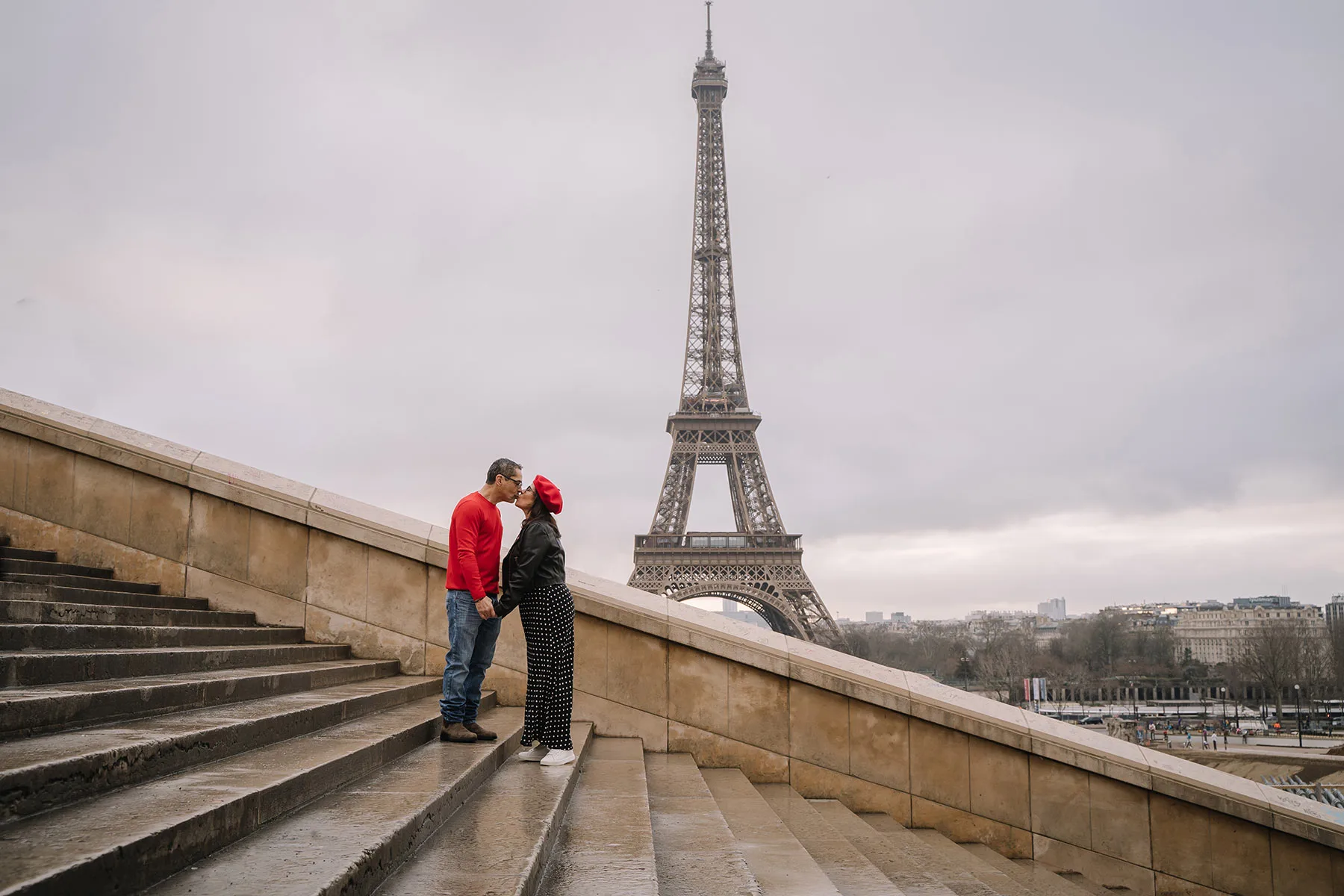 Rachel Calvo couple photoshoot Paris sample